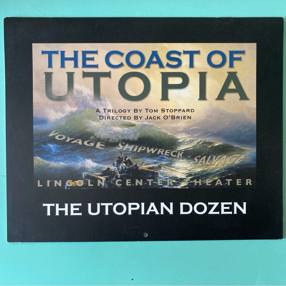 THE COAST OF UTOPIA Calendar 2007 broadway  THE UTOPIAN DOZEN Amy Irving Photos